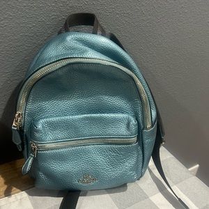 Blue Coach Charlie Backpack
